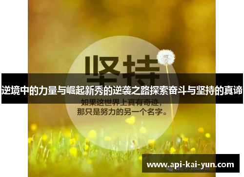 逆境中的力量与崛起新秀的逆袭之路探索奋斗与坚持的真谛