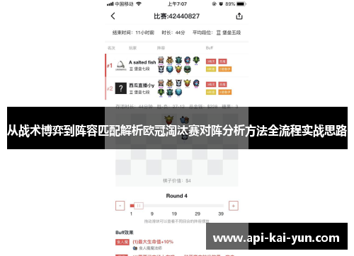 从战术博弈到阵容匹配解析欧冠淘汰赛对阵分析方法全流程实战思路